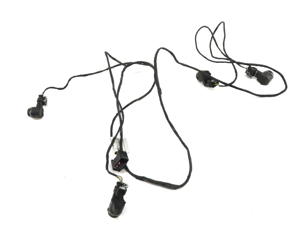 2013 BMW X5 (E70) FRONT PDC PARK DISTANCE SENSOR SET w/ HARNESS (BLACK 475)