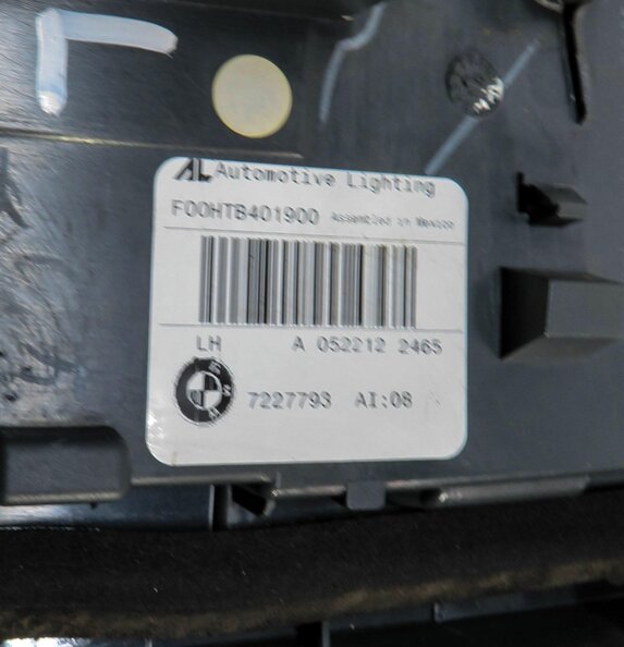 Thumbnail 6: 11-13 BMW X5 X5M (E70) LEFT DRIVER INNER TAILLIGHT LIGHT LAMP (INCANDESCENT)