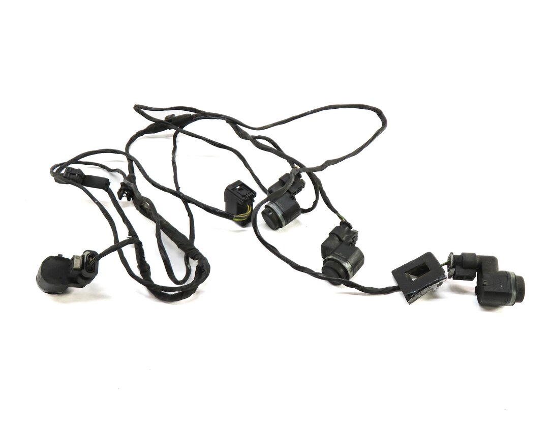 Thumbnail 2: 2013 BMW X5 (E70) REAR PDC PARK DISTANCE SENSOR SET w/ HARNESS (BLACK 475)