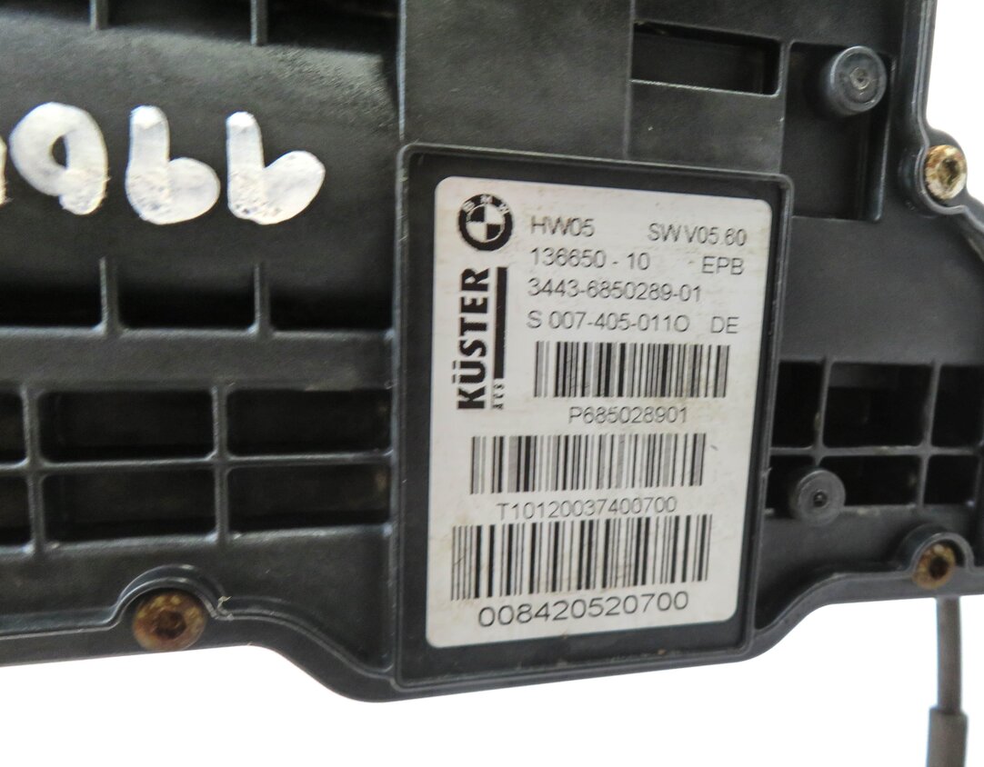 Thumbnail 5: 2013 BMW X5 (E70) EMERGENCY ELECTRONIC PARKING BRAKE ACTUATOR MOTOR w/ CABLES