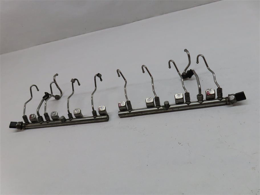 Thumbnail 2: 13 BMW X5 SUV (E70) 4.4TT (N63) ENGINE MOTOR FUEL RAIL SET/2 w/ LINES