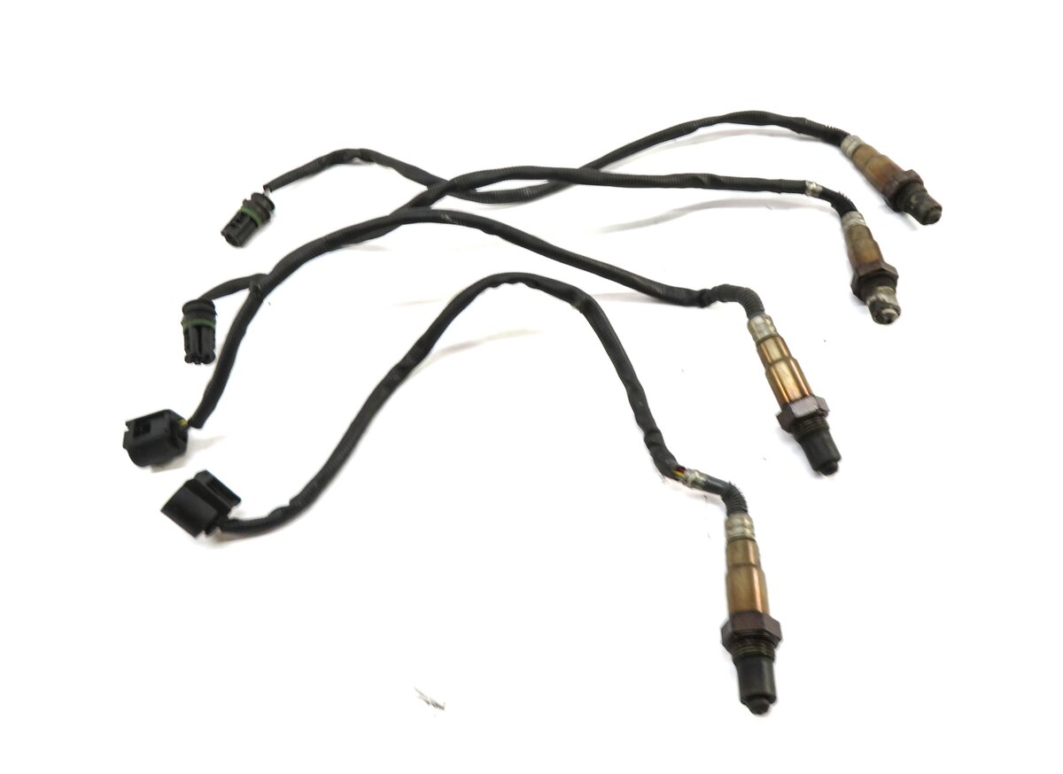 Thumbnail 2: 2011 BMW 550iGT (F07) 4.4L N63 PRE POST CAT O2 OXYGEN LAMBDA PROBE SENSOR SET-4