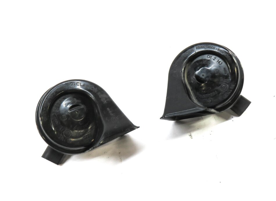 Thumbnail 1: 2010-2017 BMW 5 SERIES GT (F07 F10) HIGH & LOW TONE EMERGENCY SAFETY HORN SET-2