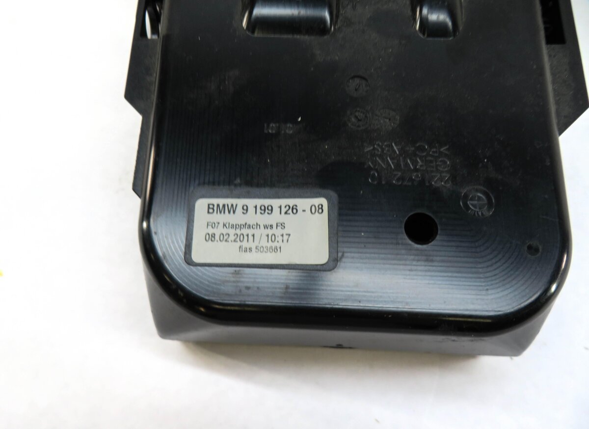 Thumbnail 5: 2011 BMW 550iGT (F07) LEFT DRIVER DASH STORAGE COMPARTMENT BOX (IVORY)