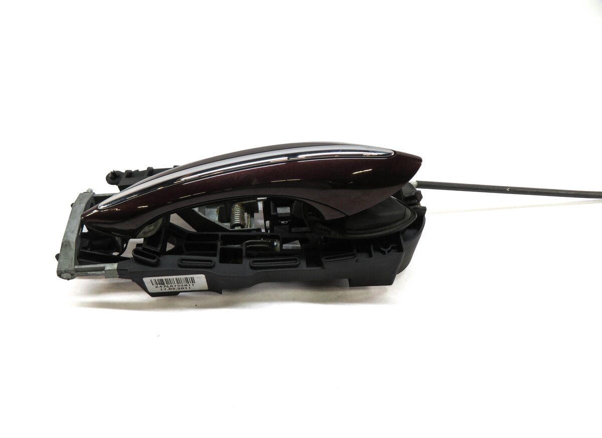 Thumbnail 2: 09-19 BMW 5 6 7 SERIES (F01 F07 F10 F12) RIGHT FRONT COMFORT DOOR HANDLE (RED)