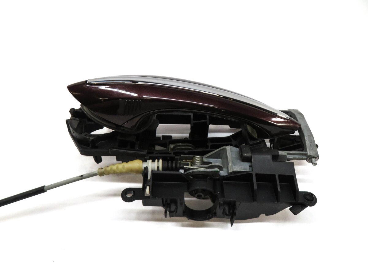 Thumbnail 3: 09-19 BMW 5 6 7 SERIES (F01 F07 F10 F12) RIGHT FRONT COMFORT DOOR HANDLE (RED)
