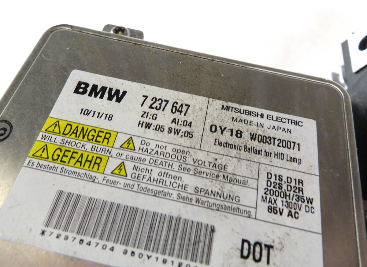 Thumbnail 7: 2010-2017 BMW 535iGT 550iGT (F07) RIGHT FRONT XENON HID ADAPTIVE HEADLIGHT LAMP