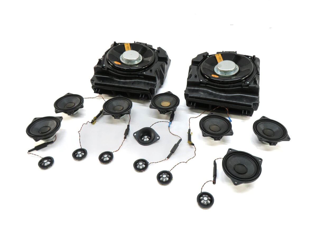 Thumbnail 1: 2011 BMW 550iGT (F07) RADIO STEREO AUDIO SUB SUBWOOFER TWEETER SPEAKER SET-16