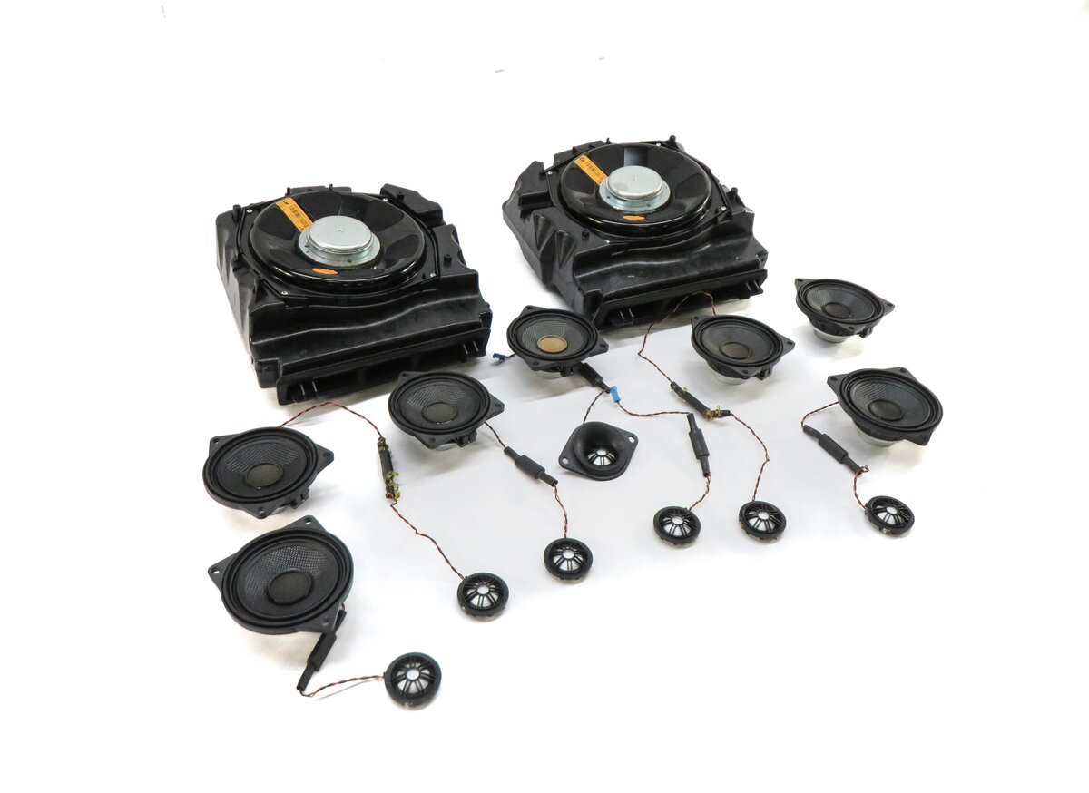 Thumbnail 15: 2011 BMW 550iGT (F07) RADIO STEREO AUDIO SUB SUBWOOFER TWEETER SPEAKER SET-16