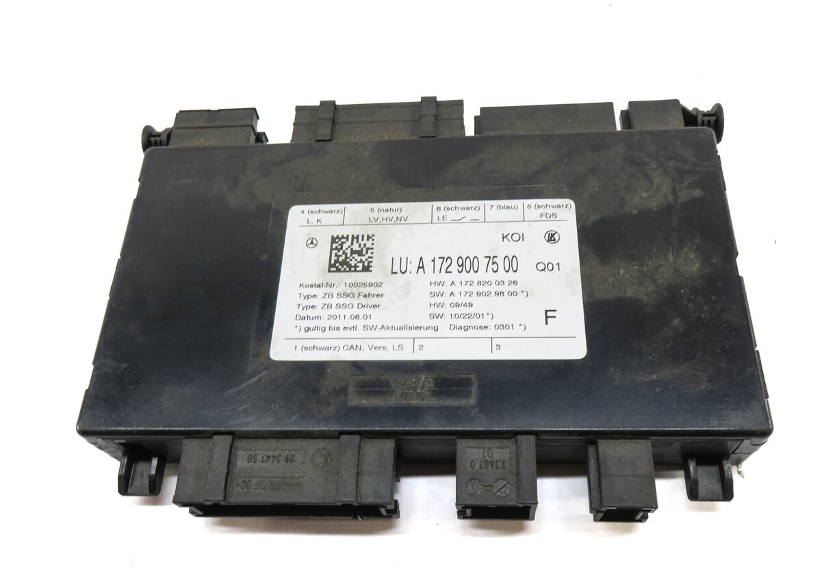 Thumbnail 2: 2012 MERCEDES E CLASS COUPE (W207) FRONT LEFT DRIVER SEAT CONTROL MODULE