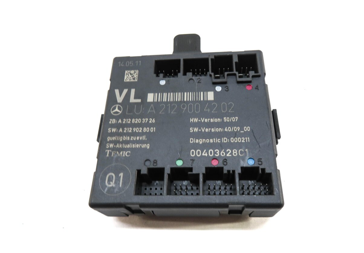 Thumbnail 2: 09-12 MERCEDES E C GLK (W204 W207 W212) FRONT LEFT DRIVER DOOR CONTROL MODULE