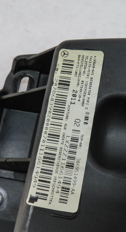 Thumbnail 5: 10-12 MERCEDES E350 E550 A207 C207 W207 COUPE CONVERTIBLE PASSENGER DASH AIRBAG