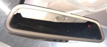 2012 E CLASS COUPE (W207) INTERIOR REAR VIEW MIRROR w/ COMPASS AUTODIM HOMELINK