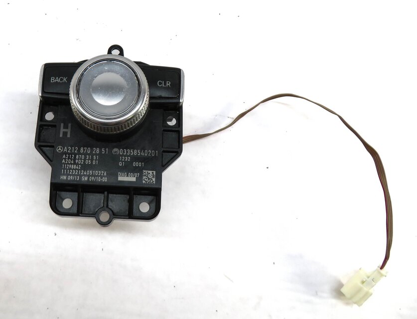 Thumbnail 2: 2012 MERCEDES E300 E350 E550 (W212) RADIO GPS NAVIGATION COMMAND CONTROL KNOB