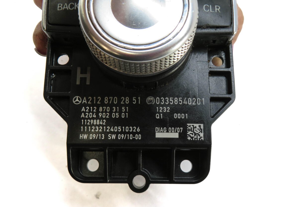 Thumbnail 5: 2012 MERCEDES E300 E350 E550 (W212) RADIO GPS NAVIGATION COMMAND CONTROL KNOB