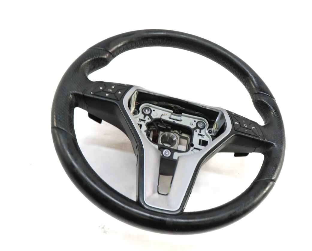 Thumbnail 1: 12-13 MERCEDES C E CLS CLASS (W204 W207 W219) 3-SPOKE STEERING WHEEL w/ PADDLES