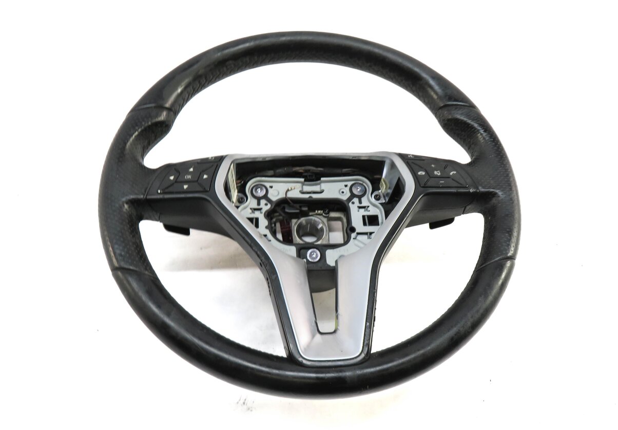 Thumbnail 2: 12-13 MERCEDES C E CLS CLASS (W204 W207 W219) 3-SPOKE STEERING WHEEL w/ PADDLES
