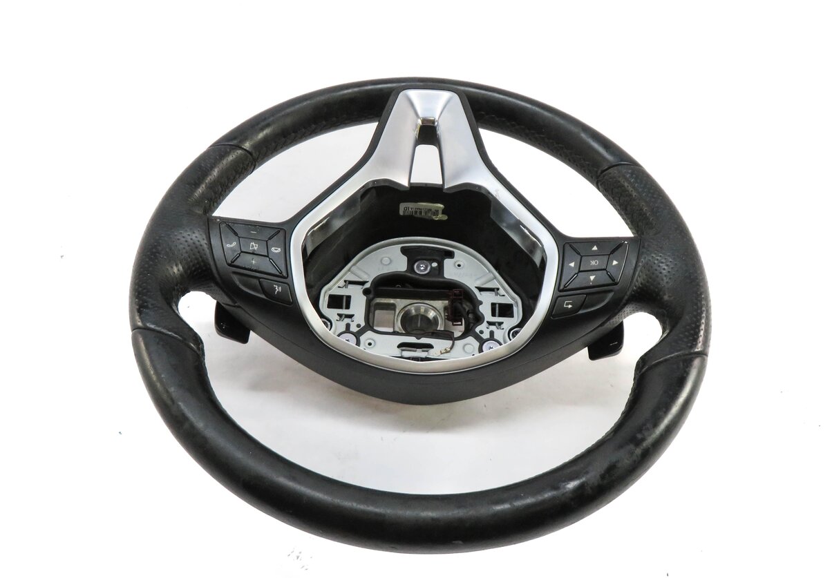Thumbnail 3: 12-13 MERCEDES C E CLS CLASS (W204 W207 W219) 3-SPOKE STEERING WHEEL w/ PADDLES