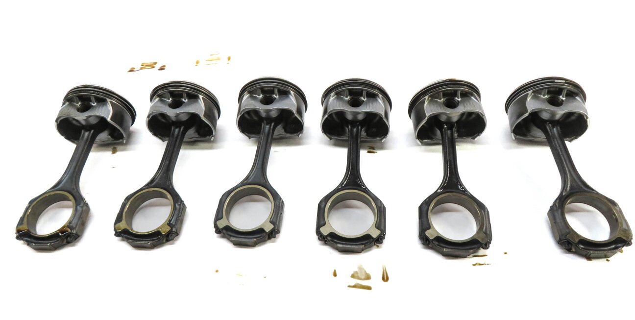 Thumbnail 3: 12-18 MERCEDES C300 C350 E350 GLE350 GLK350 ML350 SLK350 SLK350 3.5L PISTON SET6