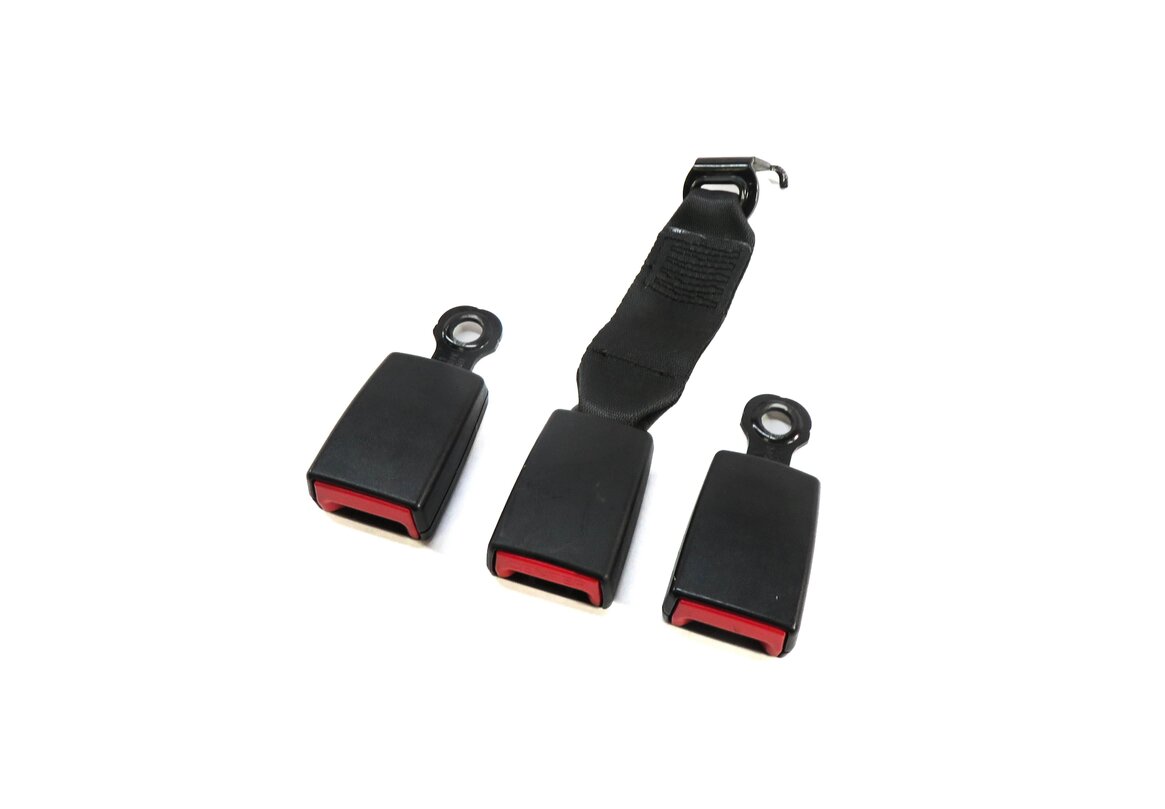 2011 BMW 535iGT (F07) REAR LEFT CENTER RIGHT SEAT SEATBELT BUCKLE RECEIVER SET