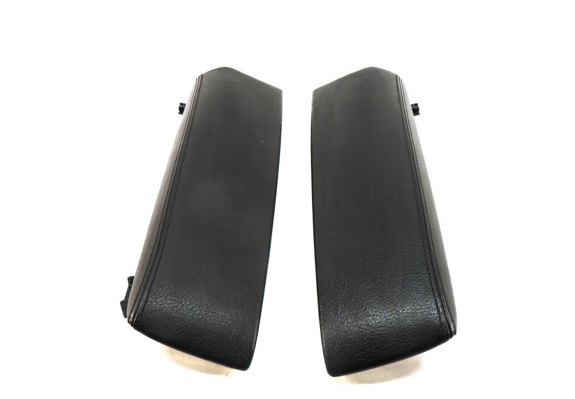 Thumbnail 2: 2010-2017 BMW 535iGT 550iGT (F07) FRONT CENTER CONSOLE ARMREST LID SET-2 (BLACK)