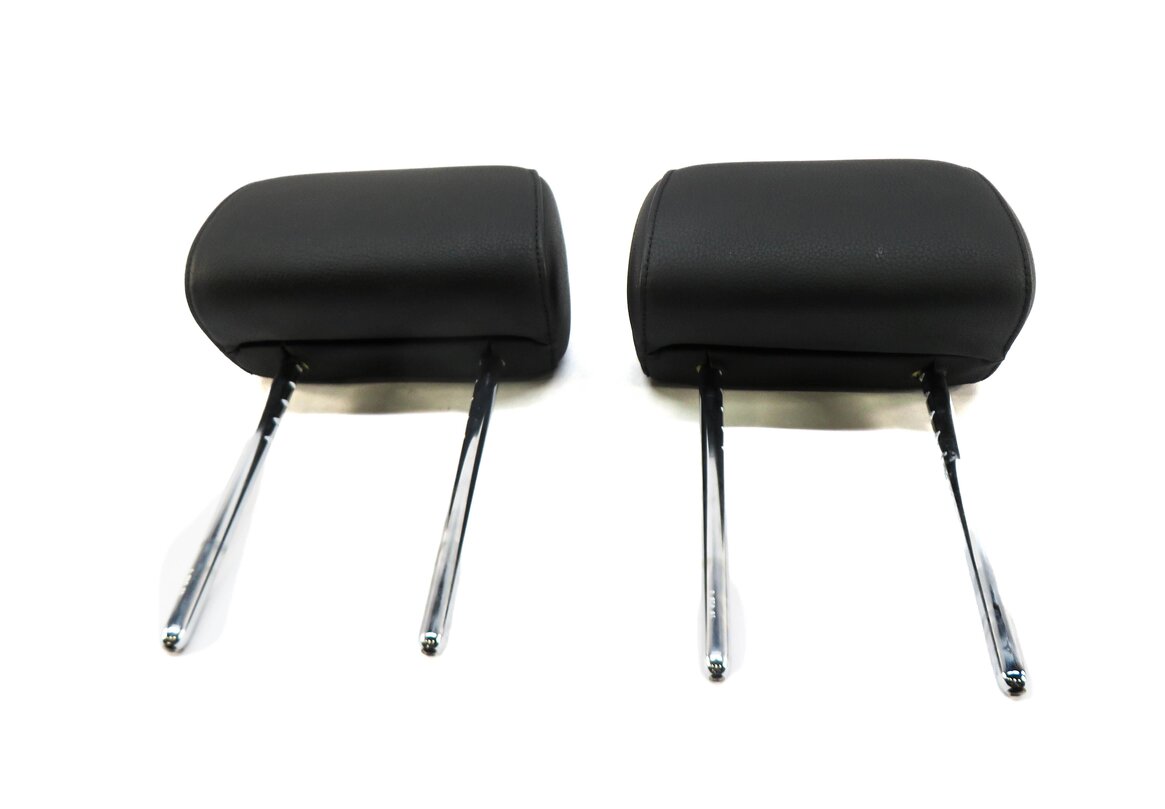 Thumbnail 2: 10-13 BMW 535iGT 550iGT (F07) REAR LEFT & RIGHT SEAT HEADREST SET (BLACK)
