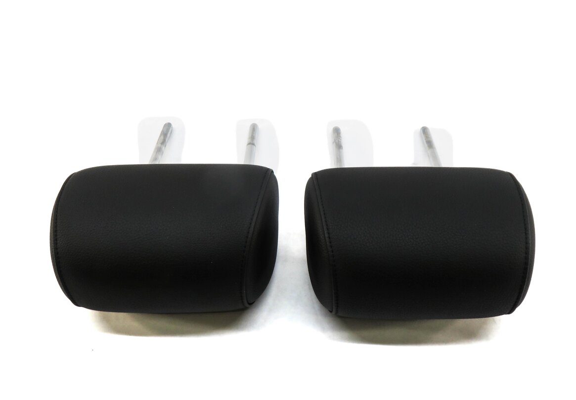 Thumbnail 3: 10-13 BMW 535iGT 550iGT (F07) REAR LEFT & RIGHT SEAT HEADREST SET (BLACK)