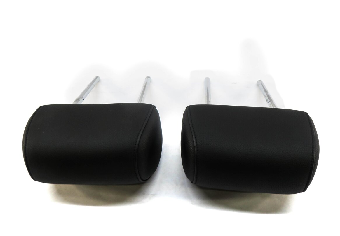 Thumbnail 4: 10-13 BMW 535iGT 550iGT (F07) REAR LEFT & RIGHT SEAT HEADREST SET (BLACK)