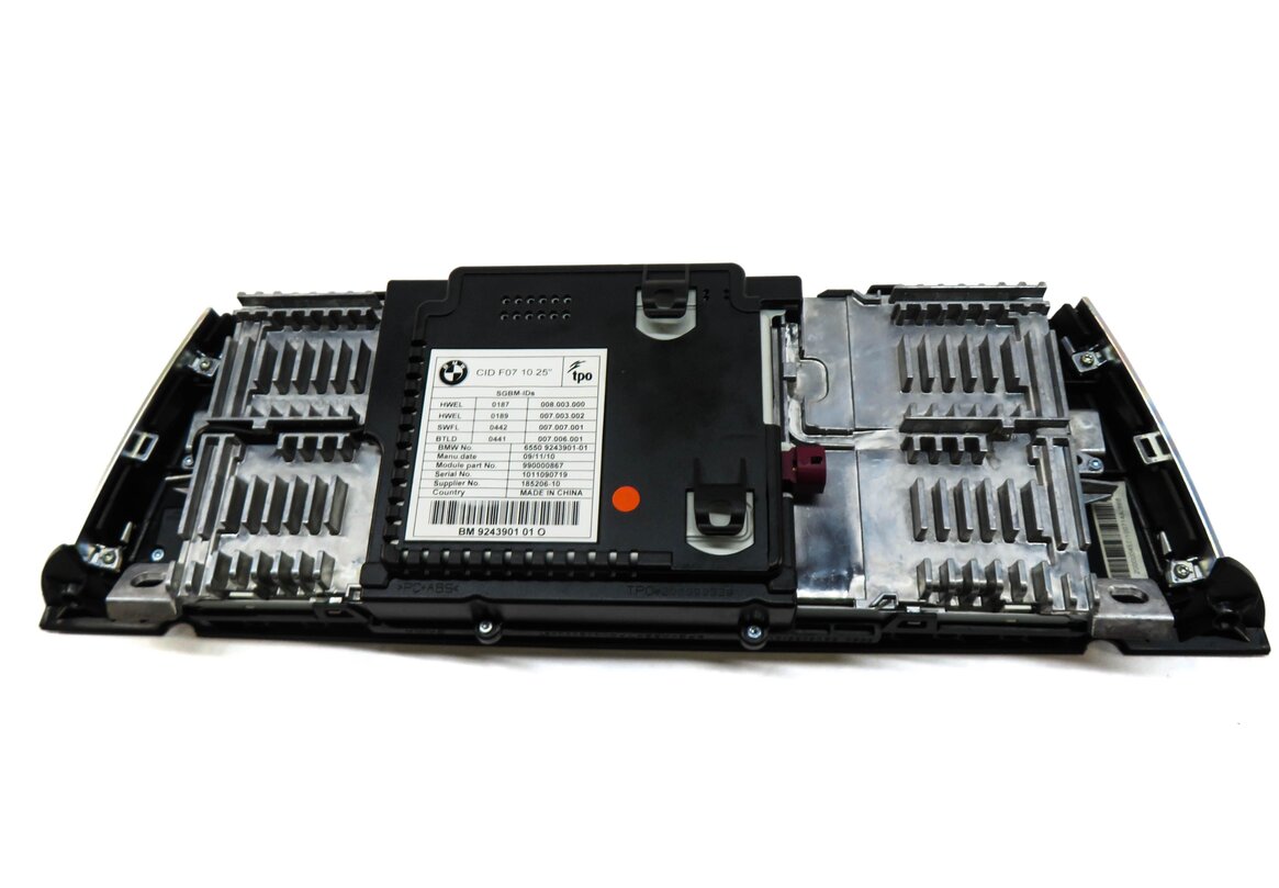 Thumbnail 5: 10-13 BMW 535iGT 550iGT (F07) STEREO GPS NAVIGATION MEDIA DISPLAY SCREEN 10.25"