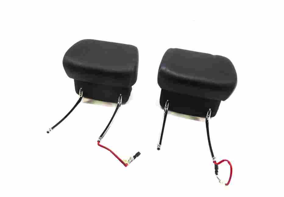 2011-2013 BMW 5 SERIES GT (F07 F10) FRONT LEFT & RIGHT SEAT HEADREST SET (BLACK)