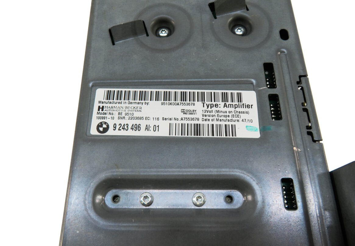 Thumbnail 4: 11-14 BMW 5 6 SERIES M5 M6 (F06 F10 F12 F13) STEREO HARMAN AUDIO AMP AMPLIFIER