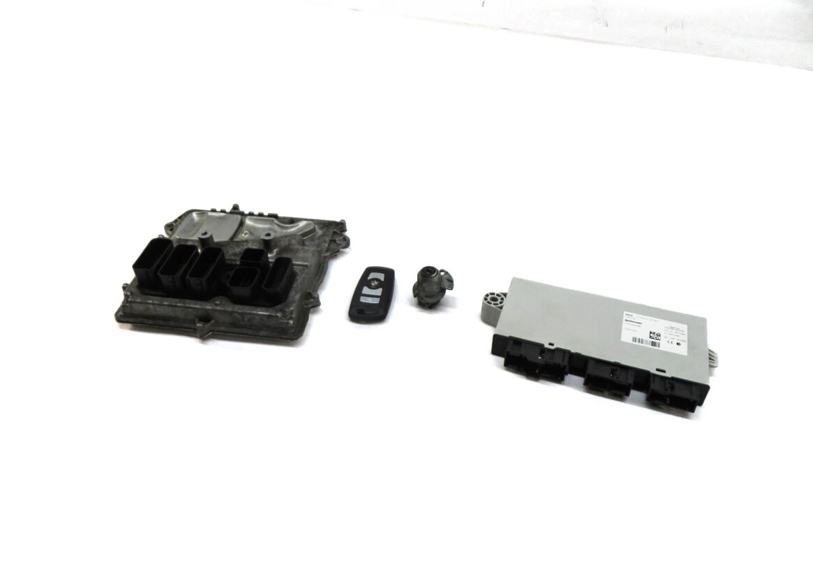 11-12 BMW 535i 535iGT X3 (F06 F07 F10) 3.0L N55 ENGINE DME CAS-4 MODULE KEY SET