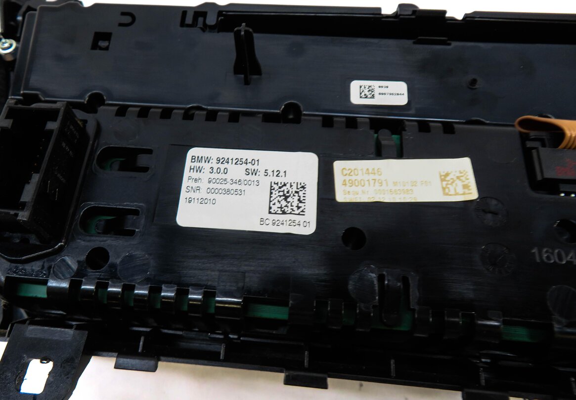 Thumbnail 5: 09-13 BMW 535iGT 550iGT 7 SERIES (F01 F07) FRONT HEATER A/C TEMPERATURE CONTROL