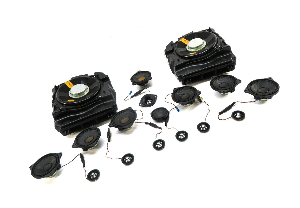 Thumbnail 22: 2011 BMW 535iGT (F07) RADIO STEREO AUDIO SUB SUBWOOFER TWEETER SPEAKER SET