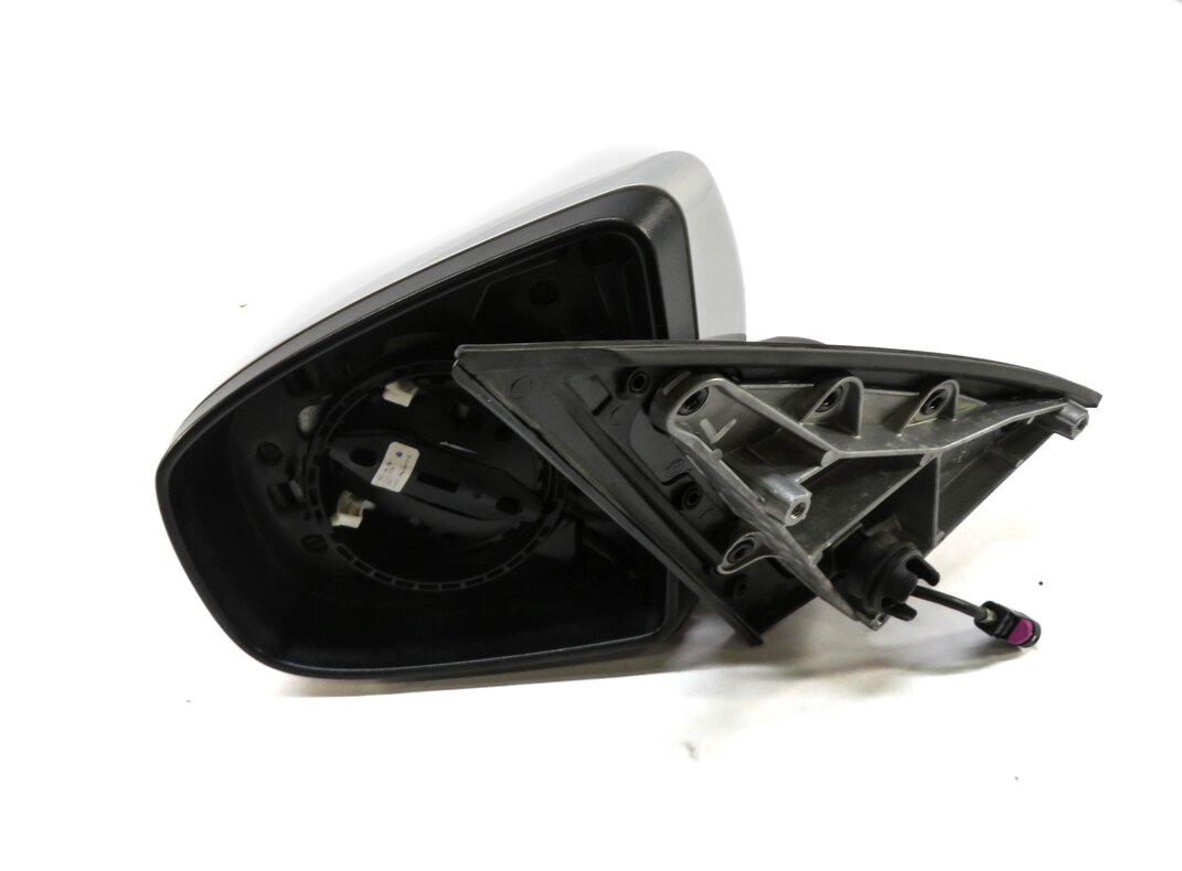 2010-2013 BMW X5 (E70) LEFT P-FOLD AUTODIM CAMERA HEATED DOOR MIRROR (SILVER)