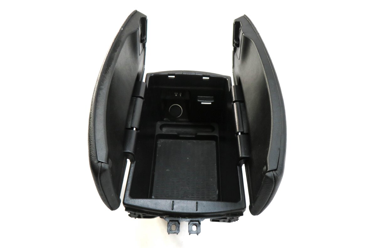 Thumbnail 6: 2007-2014 BMW X5 X6 (E70 E71) FRONT CENTER CONSOLE ARMREST COMPARTMENT (BLACK)