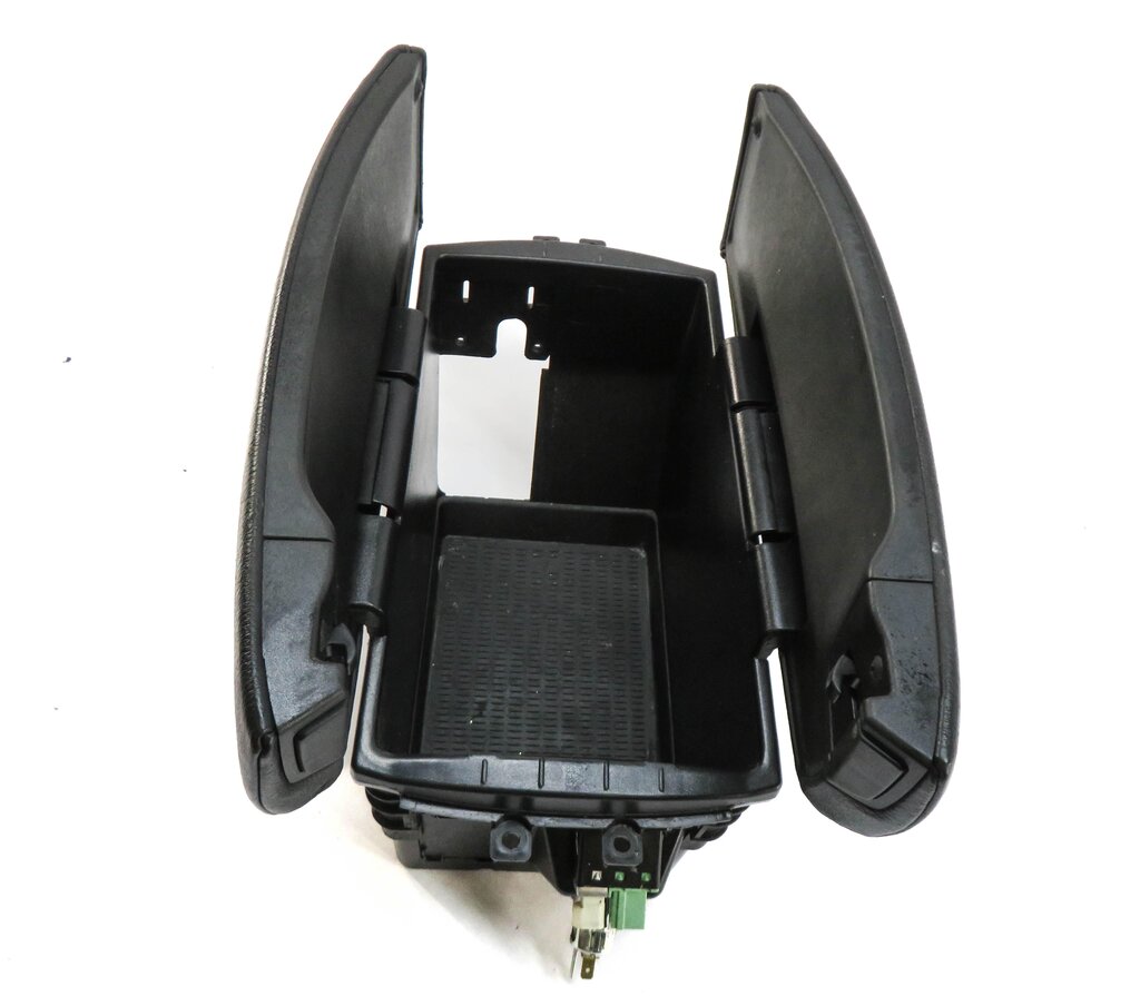 Thumbnail 7: 2007-2014 BMW X5 X6 (E70 E71) FRONT CENTER CONSOLE ARMREST COMPARTMENT (BLACK)