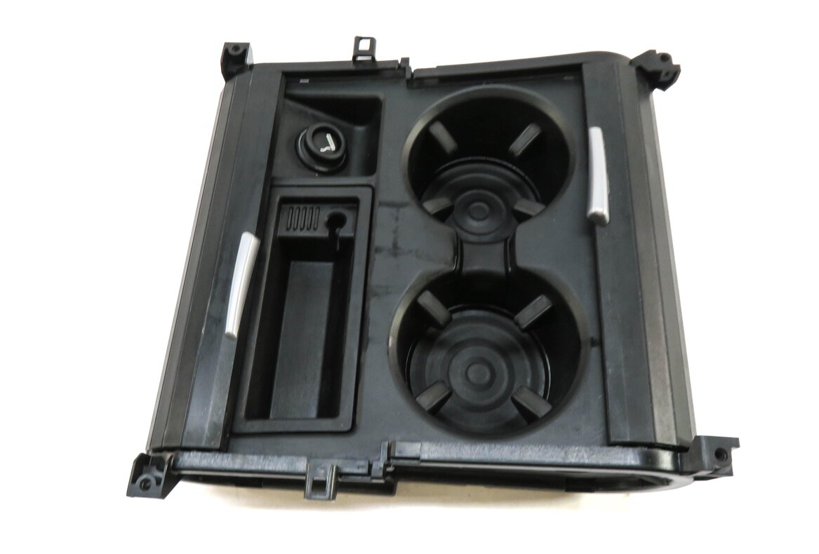 Thumbnail 6: 2010 BMW X5 (E70) FRONT CENTER CONSOLE DRINK CUP HOLDER ASHTRAY COMPARTMENT