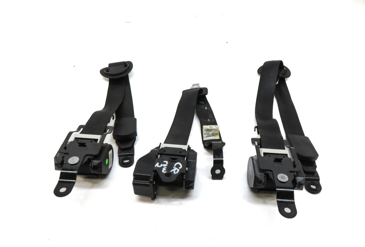 Thumbnail 3: 2010 BMW X5 (E70) REAR 2nd SECOND ROW SEAT SEATBELT RETRACTOR SET-3 (BLACK)