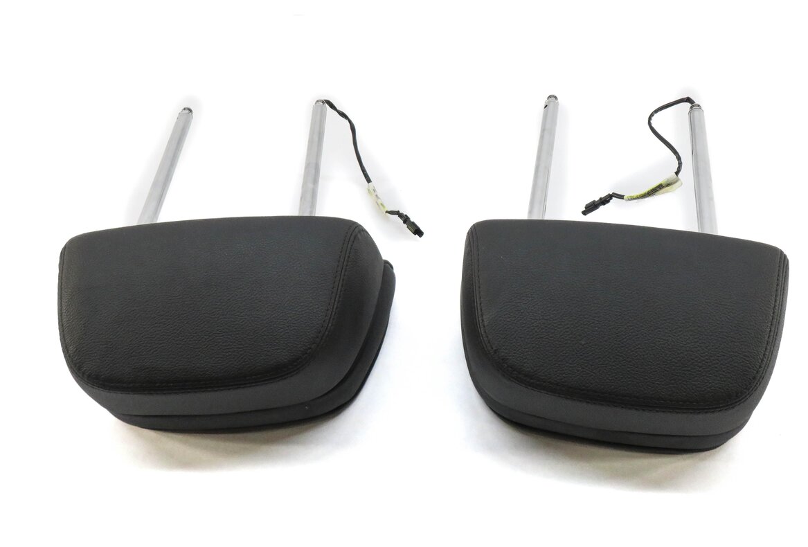 Thumbnail 4: 2009-2014 BMW X5 X6 (E70 E71 E72) FRONT LEFT & RIGHT SEAT HEADREST SET-2 (BLACK)