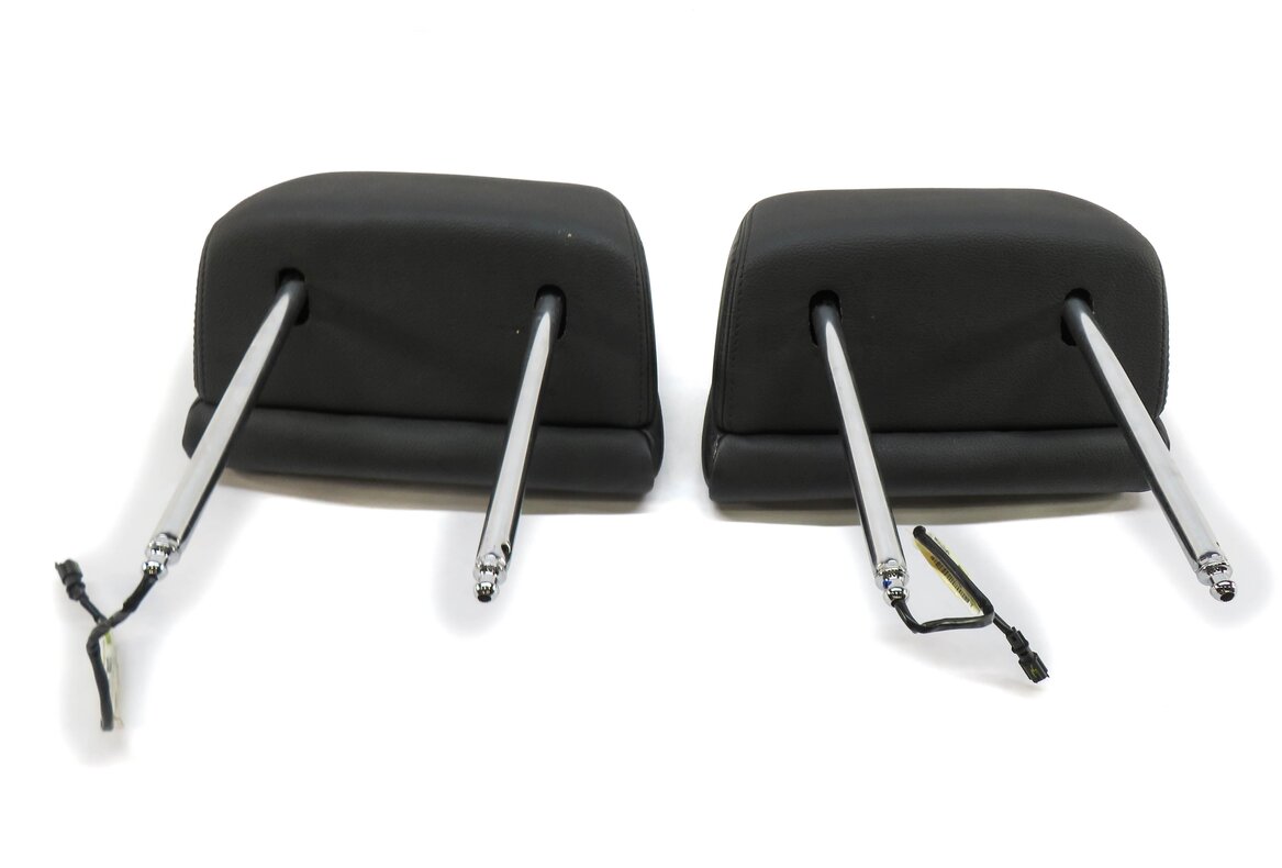 Thumbnail 5: 2009-2014 BMW X5 X6 (E70 E71 E72) FRONT LEFT & RIGHT SEAT HEADREST SET-2 (BLACK)
