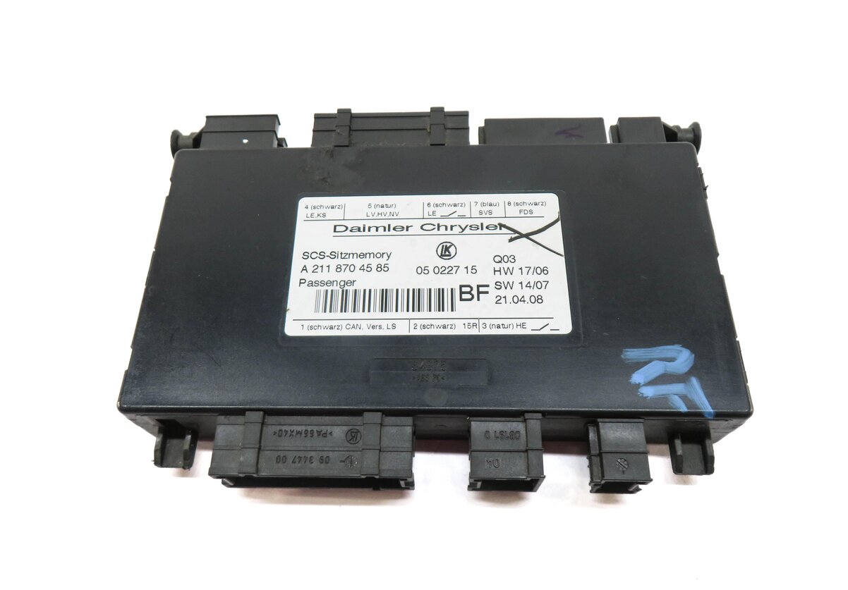 Thumbnail 2: 2008 MERCEDES GL450 (X164) RIGHT FRONT PASSENGER SEAT CONTROL MODULE