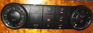 Thumbnail 2: 2007-2008 MERCEDES GL CLASS (X164) FRONT HEATER A/C TEMPERATURE CLIMATE CONTROL