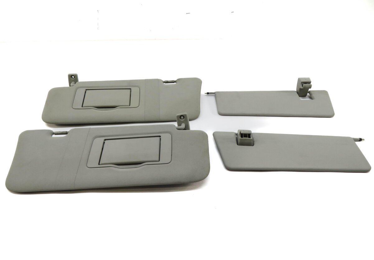 Thumbnail 4: 06-12 MERCEDES GL ML CLASS (W164 X164) FRONT LEFT & RIGHT SUNVISOR SET (GRAY)
