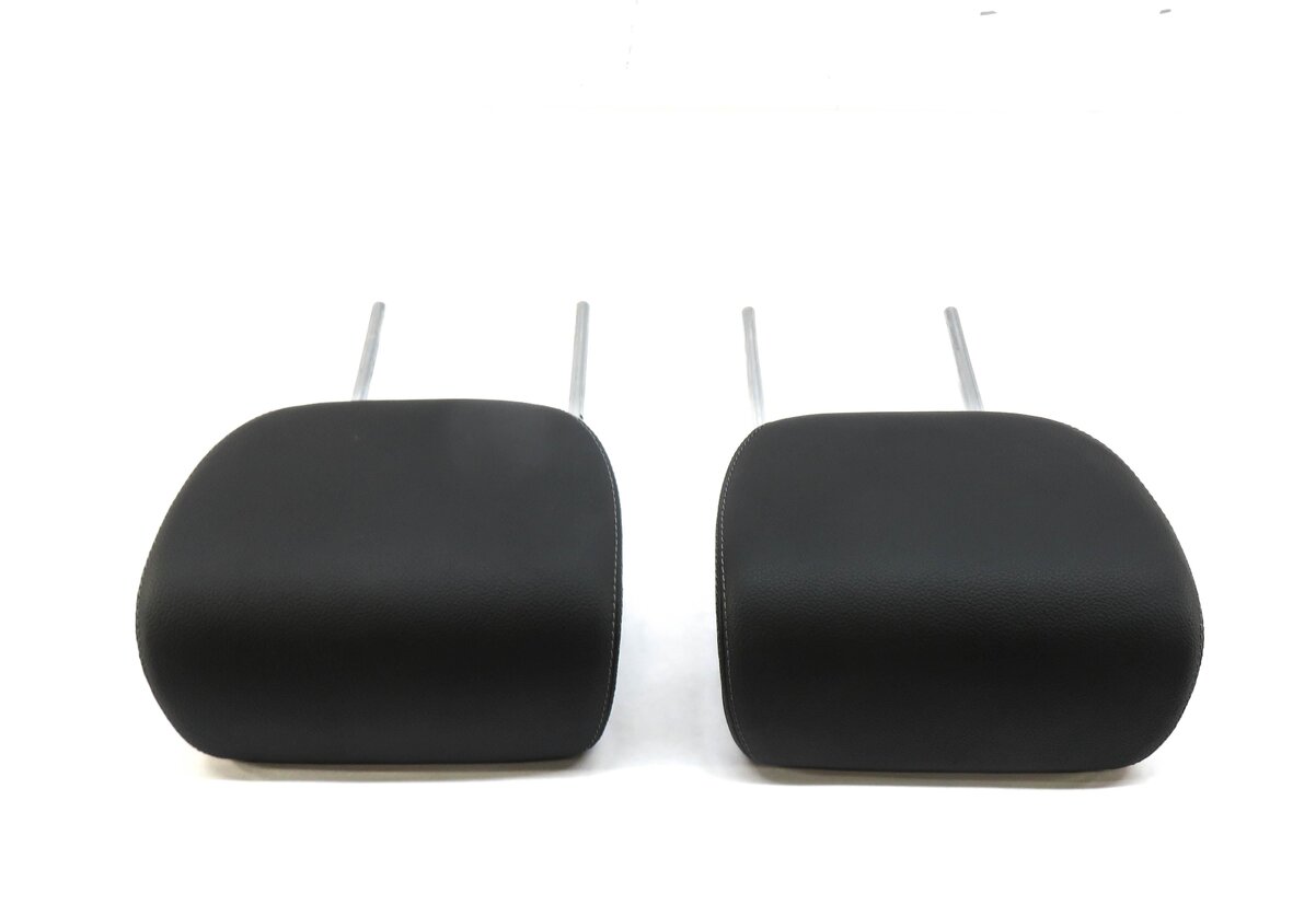 Thumbnail 3: 2007-2012 MERCEDES GL-CLASS (X164) REAR 3rd THIRD ROW SEAT HEADREST SET (BLACK)