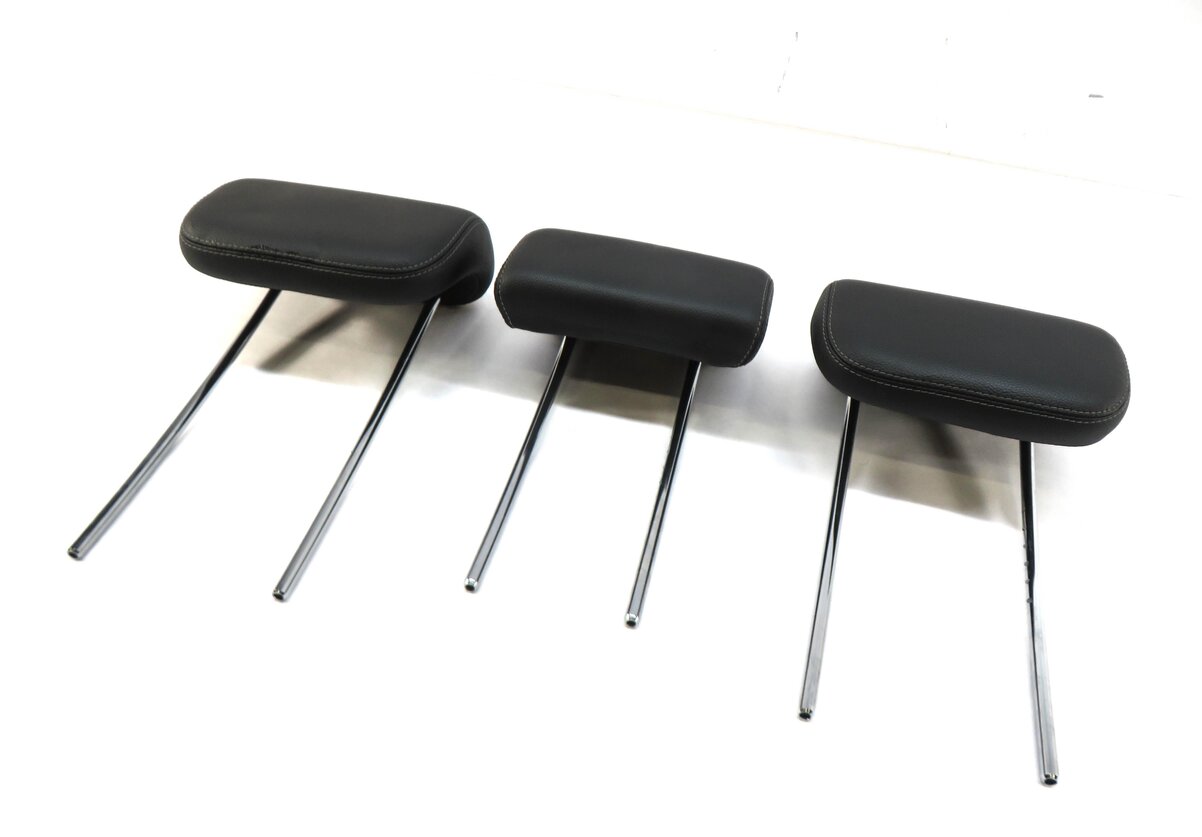 Thumbnail 1: 2007-2012 MERCEDES GL-CLASS (X164) REAR 2nd SECOND ROW SEAT HEADREST SET (BLACK)