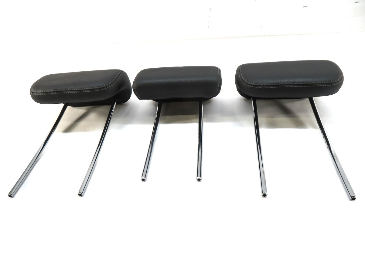 Thumbnail 2: 2007-2012 MERCEDES GL-CLASS (X164) REAR 2nd SECOND ROW SEAT HEADREST SET (BLACK)