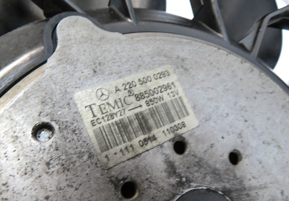 Thumbnail 6: 2007-2012 MERCEDES GL ML R CLASS (X164 W164 W251) RADIATOR COOLING FAN w/ SHROUD