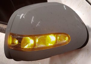 Thumbnail 2: 2007-2008 MERCEDES GL CLASS RIGHT PASSENGER P-FOLD AUTODIM MEMORY MIRROR (WHTE)