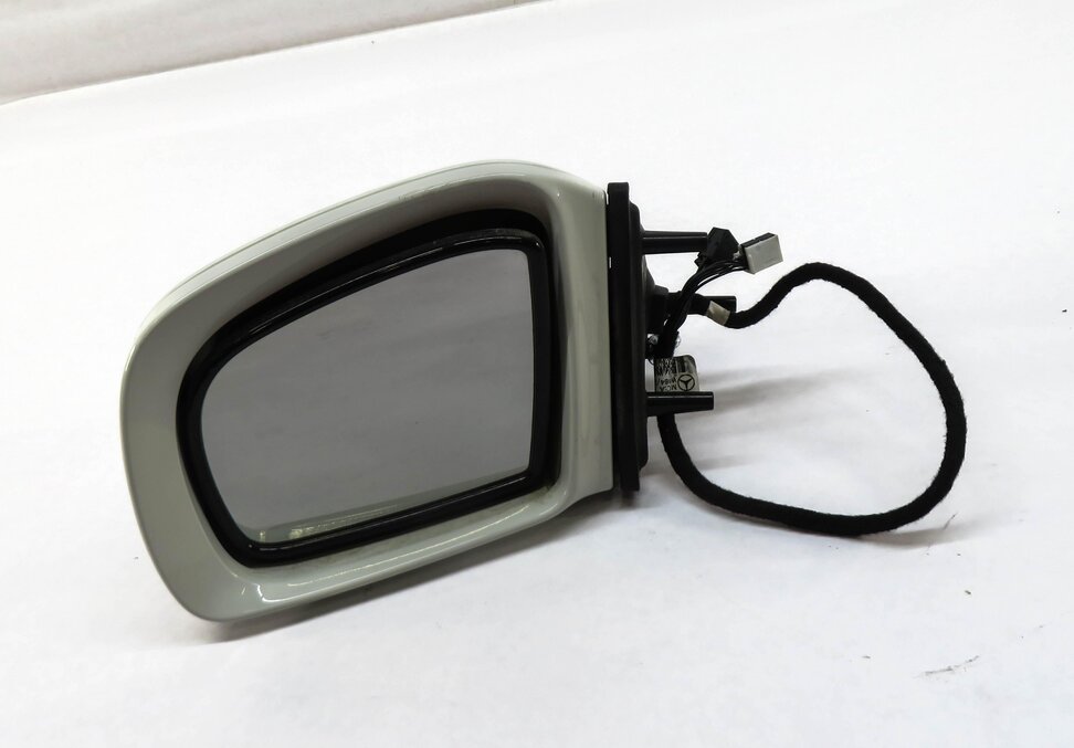 Thumbnail 1: 06-08 MERCEDES GL ML R CLASS (W164 W251 X164) LEFT PFOLD AUTODIM MIRROR (WHITE)